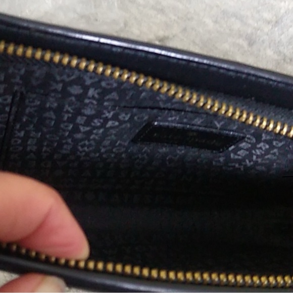 **LIKE NEW!** Classic Kate Spade black and silver beaded wristlet or clutch! - Picture 12 of 12